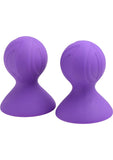 Chupetes de silicona para pezones de Frisky Violet en color morado
