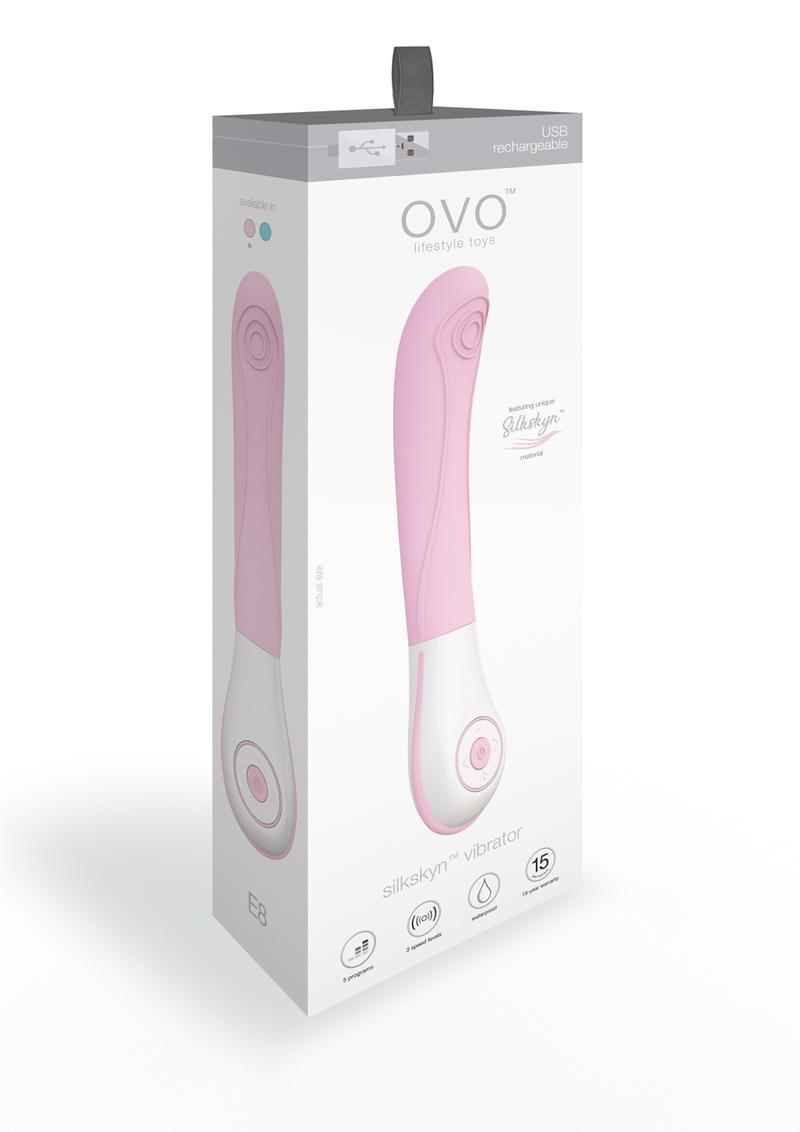Vibrador recargable Ovo E8 rosa