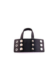 Rouge Ball Stretcher Adjustable Leather Cockstrap Black Medium