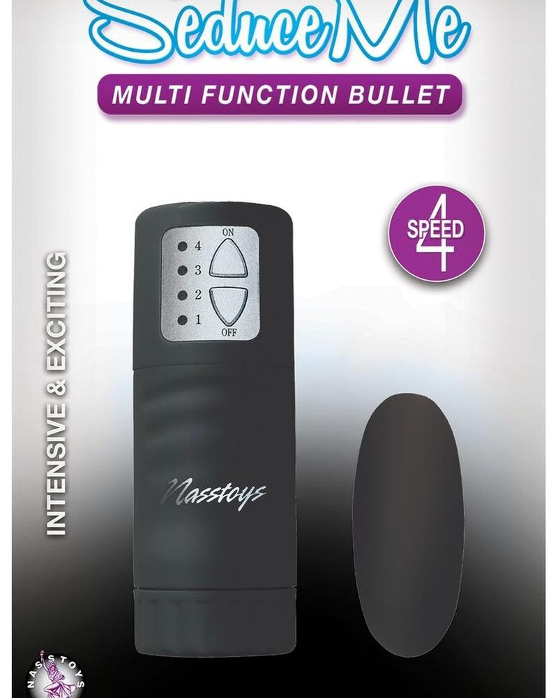 Seduce Me Multi Function Bullet Wired Remote Control Black