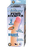 My Amazing Vibrating Penis Xtender Sleeve Waterproof Flesh 6 Inch