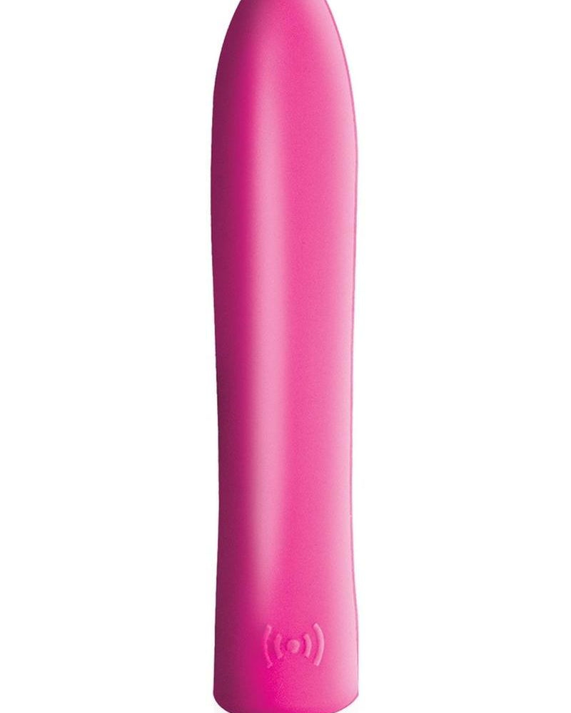 Vibrador de silicona Touch Extreme Vibrations, activado por tacto, resistente al agua, color rosa, 5 pulgadas
