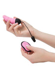 Simple And True Remote Vibrating USB Rechargeable Silicone Tongue Egg Waterproof Pink 3.25 Inch