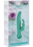 Vibrador de silicona Touch By Swan Duo resistente a la ducha, color verde azulado