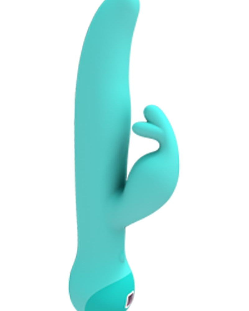 Vibrador de silicona Touch By Swan Trio resistente a la ducha, color verde azulado