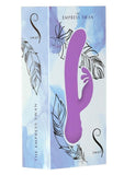 Swan The Empress Swan Special Edition Silicone USB Rechargeable Dual Vibe Waterproof Purple