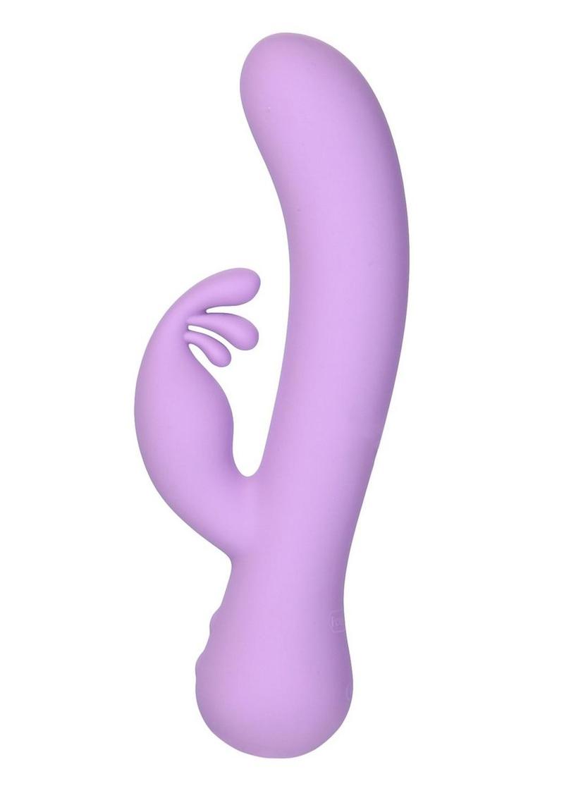 Swan The Empress Swan Edición especial Silicona USB recargable Doble vibrador Impermeable Púrpura