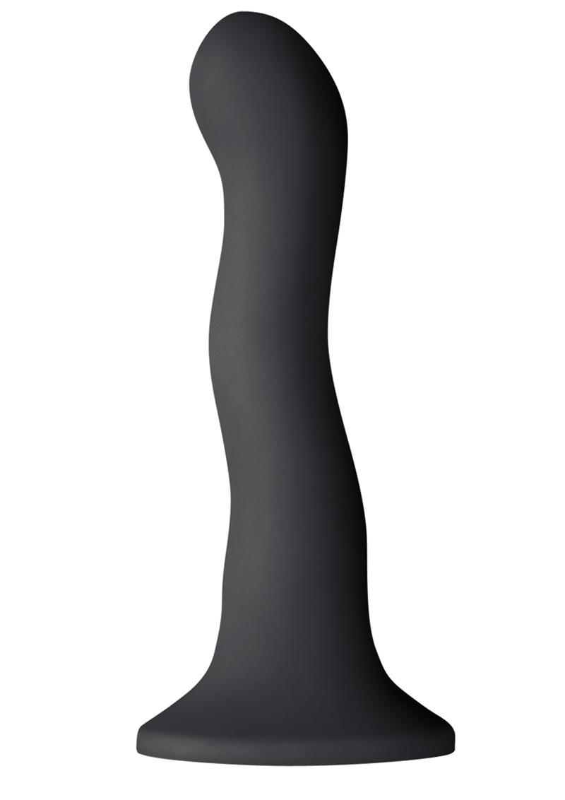 Shi Shi Ripple 6 Inch Dildo Black