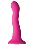 Shi Shi Ripple Silicone Dildo Pink 6 Inch