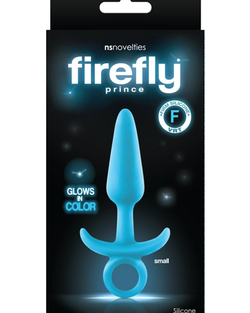 Firefly Prince Silicone Small Anal Plug Blue 4.3 Inch
