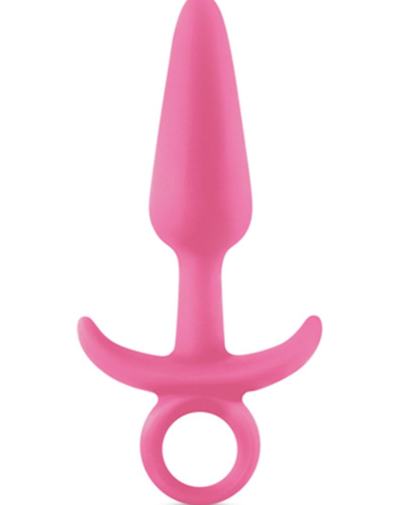 Firefly Prince Glow In The Dark Firm Silicone Medium Anal Plug Pink 5 Inch