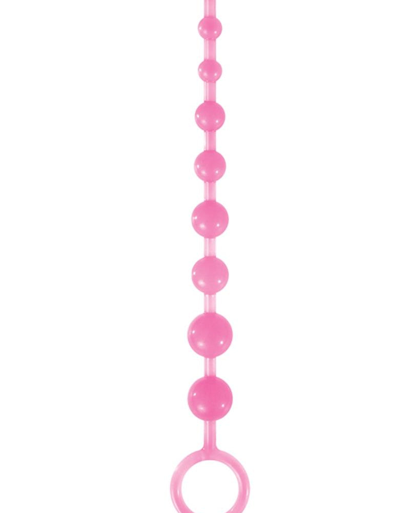 Firefly Pleasure Beads Glow In The Dark Anal Beads Pink