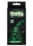 Firefly Glass Glow In The Dark Angled Plug 3.5 Inch