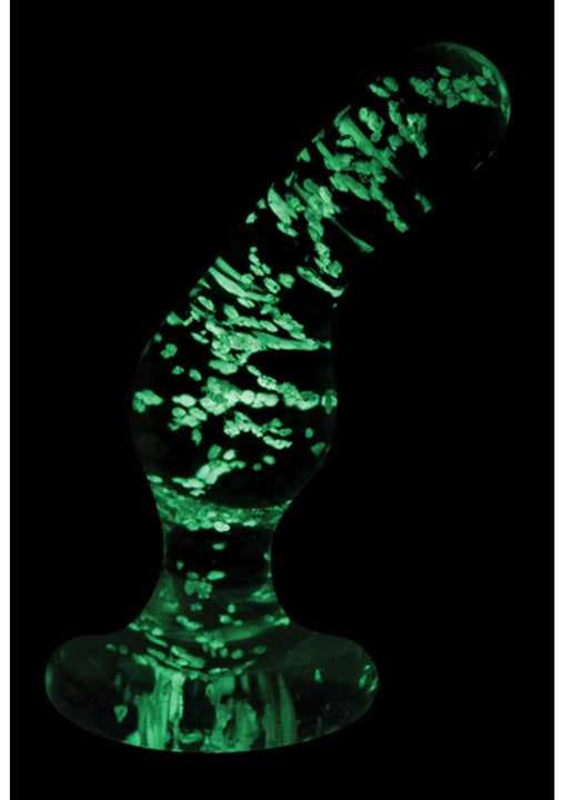 Firefly Glass Glow In The Dark Angled Plug 3.5 Inch