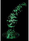Firefly Glass Glow In The Dark Angled Plug 3.5 Inch
