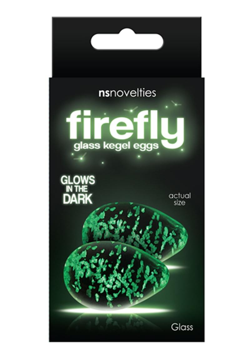 Firefly Glass Glow In The Dark Kegel Eggs Clear