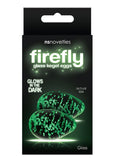 Firefly Glass Glow In The Dark Kegel Eggs Clear
