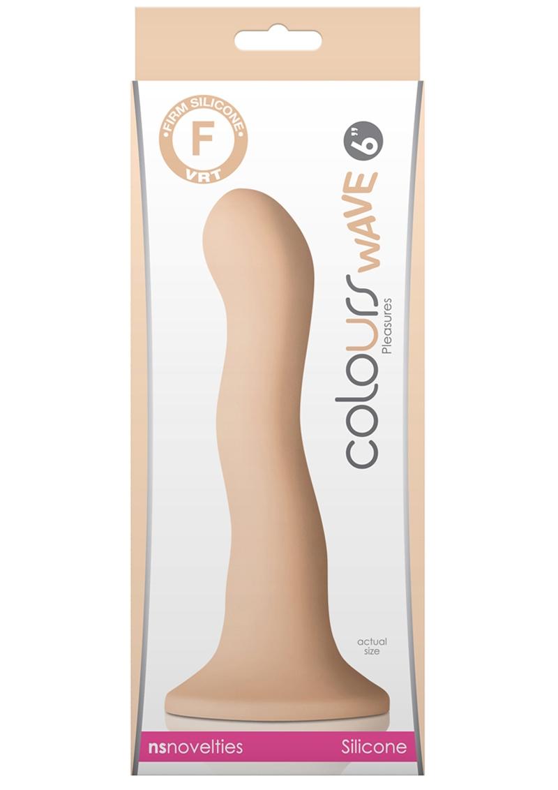 Colours Wave 6 Inch Dildo White