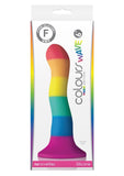 Colours Wave Silicone Dildo Purple 6 Inch