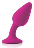 Tapón anal de silicona Inya Queen con bola de placer flotante, color rosa, 4,7 pulgadas