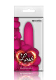 Mini vibrador recargable Lush Dahlia resistente a la ducha, color rosa, 2 pulgadas