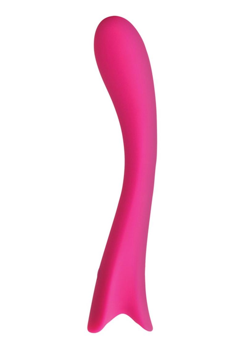 Lush Lilac USB Rechargeable Silicone Vibe Showerproof Pink 7.8 Inch