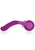 Jimmy Jane Silicone Evoke Du-o Vibrating Massage Wheel And Handle Waterproof Purple