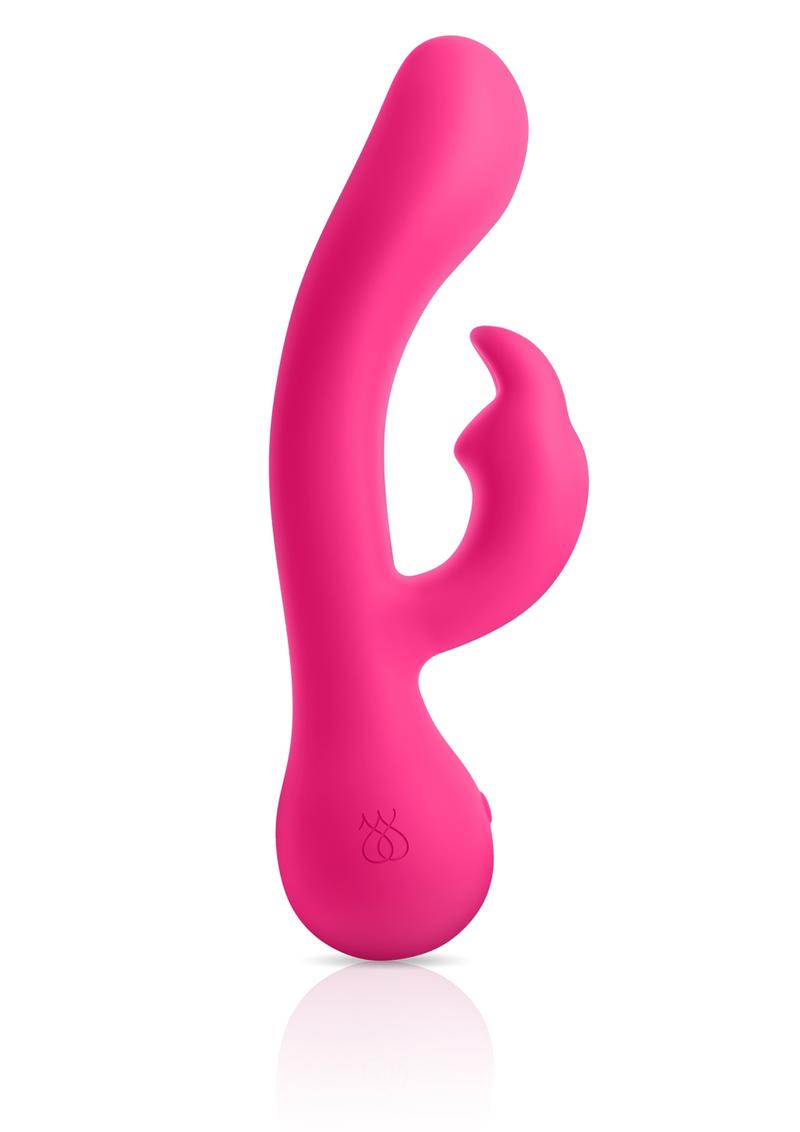 Jimmy Jane Ruby Rabbit Flexible Vibrator Waterproof Magenta 7.5 Inch