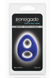 Renegade Romeo Soft Silicone Cock And Ball Ring Blue