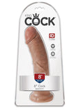 King Cock Realistic Dildo Tan 8 Inch