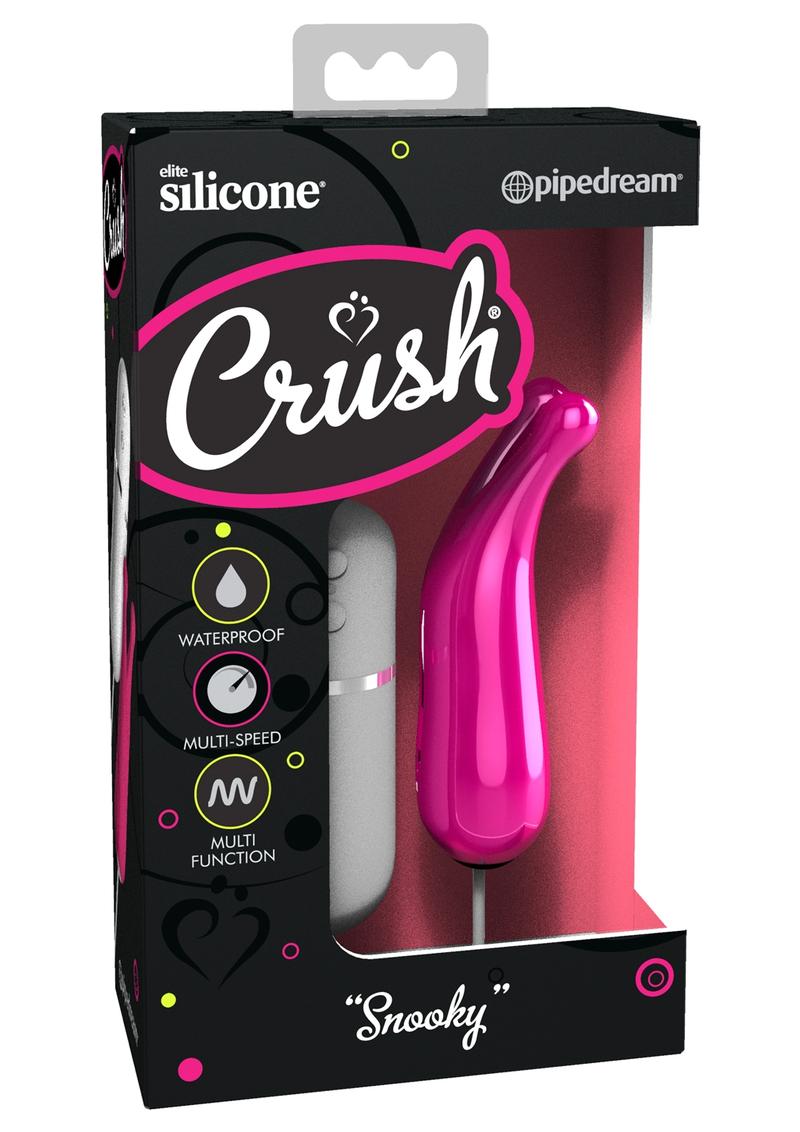 Control remoto con cable Crush Snooky de silicona resistente al agua y color morado