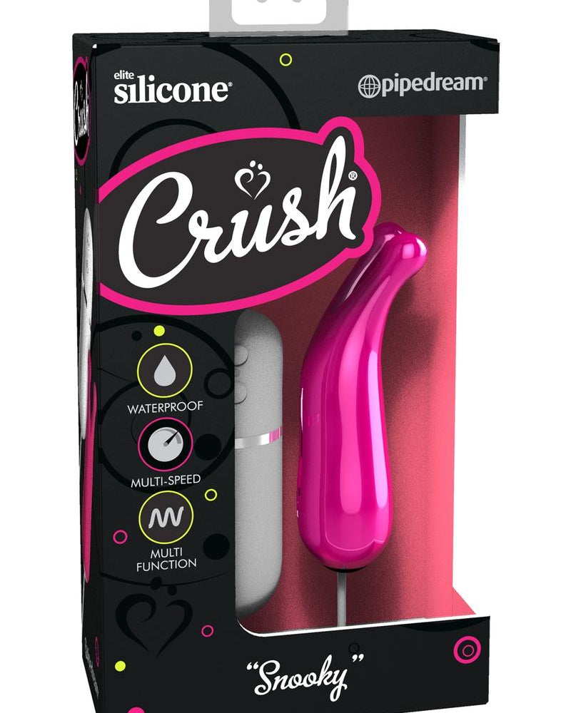 Crush Snooky Wired Remote Control Silicone Bullet Waterproof Purple