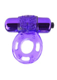 Anillo vibrador para el pene Fantasy C-Ringz con textura, resistente al agua, morado, 2,32 pulgadas de diámetro