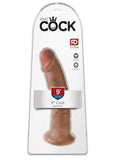 King Cock Realistic Dildo Tan 9 Inch