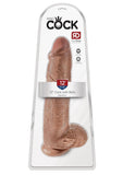 King Cock Realistic Dildo With Balls Tan 12 Inch