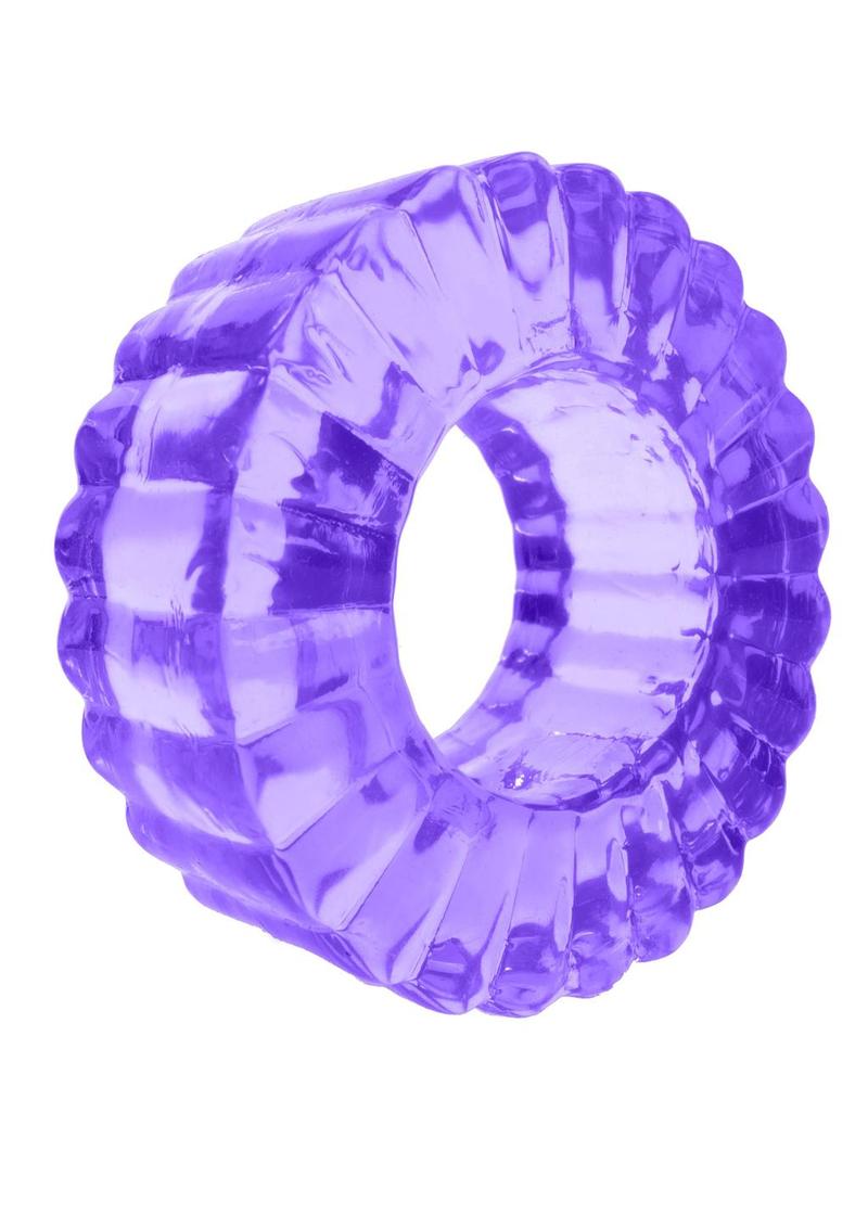 Anillo de alto rendimiento Fantasy C Ringz Peak Thick de color morado de 1,58 pulgadas de diámetro