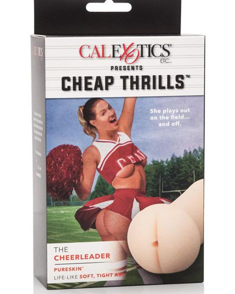 Masturbador anal Cheerleader de Cheap Thrills, color marfil, 5 pulgadas