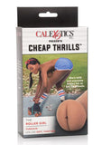 Cheap Thrills The Roller Girl Anal Stroker Brown 5 Inch