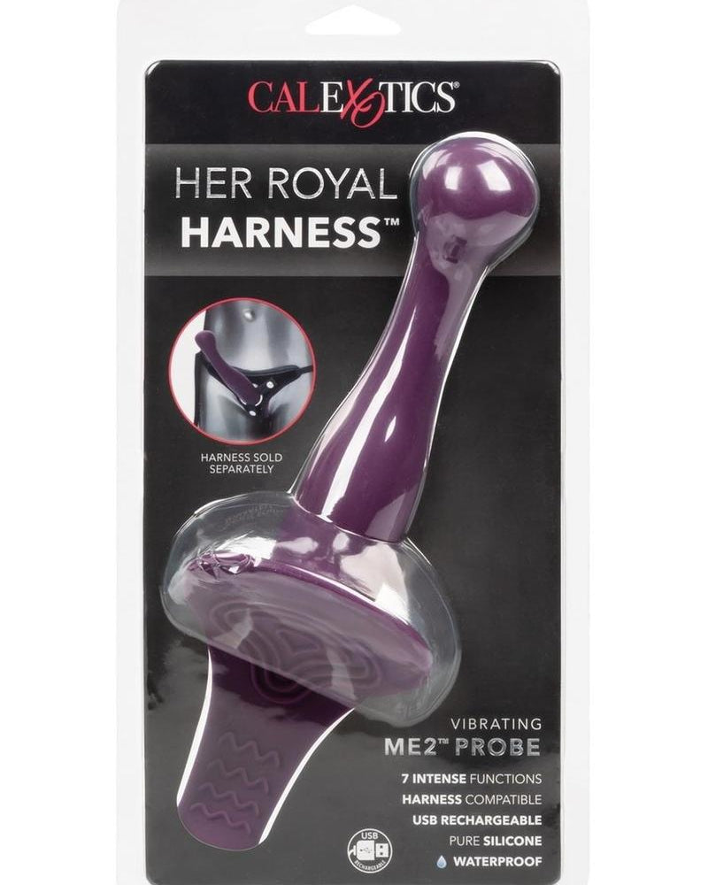 Sonda vibratoria Me2 de silicona G-Vibe resistente al agua, color morado, 6,5 pulgadas