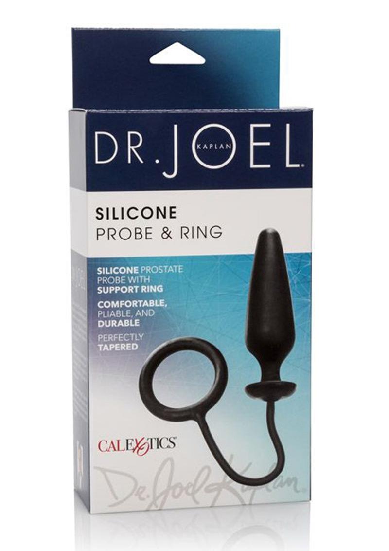 Sonda y anillo de silicona negros del Dr. Joel Kaplan