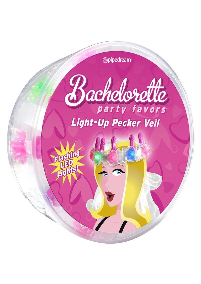 Recuerdos de despedida de soltera Velo para pene iluminado Luces multicolor