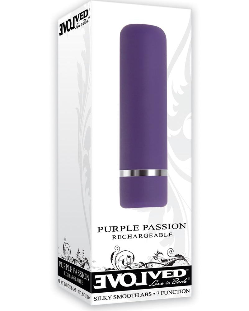 Pistola recargable por USB Purple Passion, resistente al agua, color morado, 2,8 pulgadas
