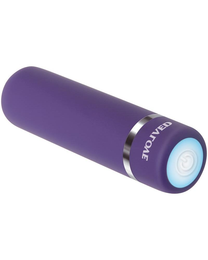 Pistola recargable por USB Purple Passion, resistente al agua, color morado, 2,8 pulgadas