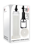 Adam and Eve - Original 2-in-1 Stroker Pump - White