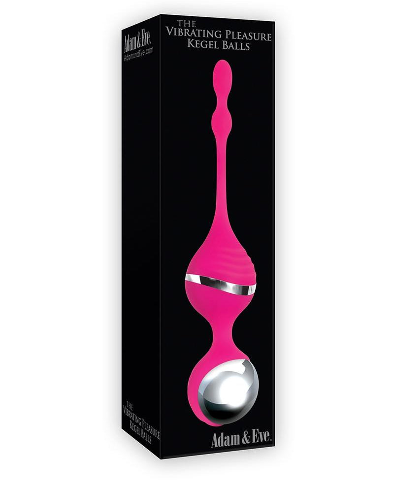 Adam and Eve - The Vibrating Pleasure Kegel Balls Waterproof - Pink