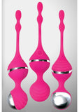 Adam and Eve - The Vibrating Pleasure Kegel Balls Waterproof - Pink