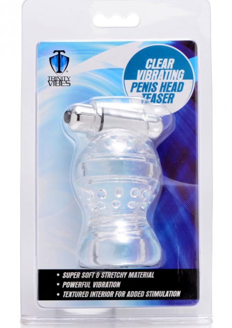 Vibrating Penis Head Teaser - Clear