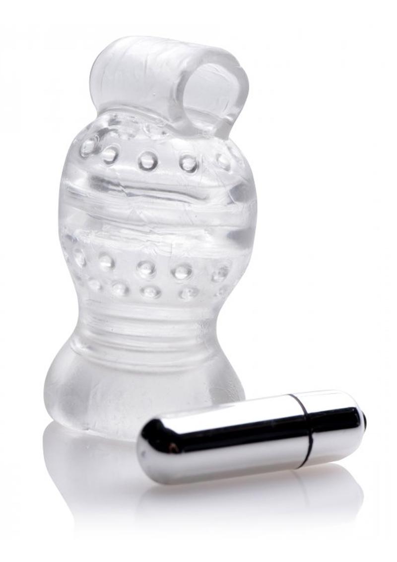 Vibrating Penis Head Teaser - Clear