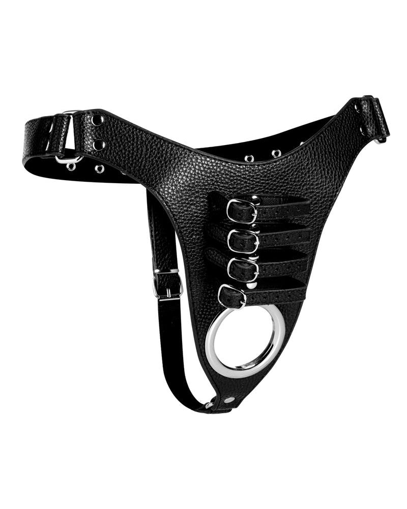 Strict Male Chastity Harness