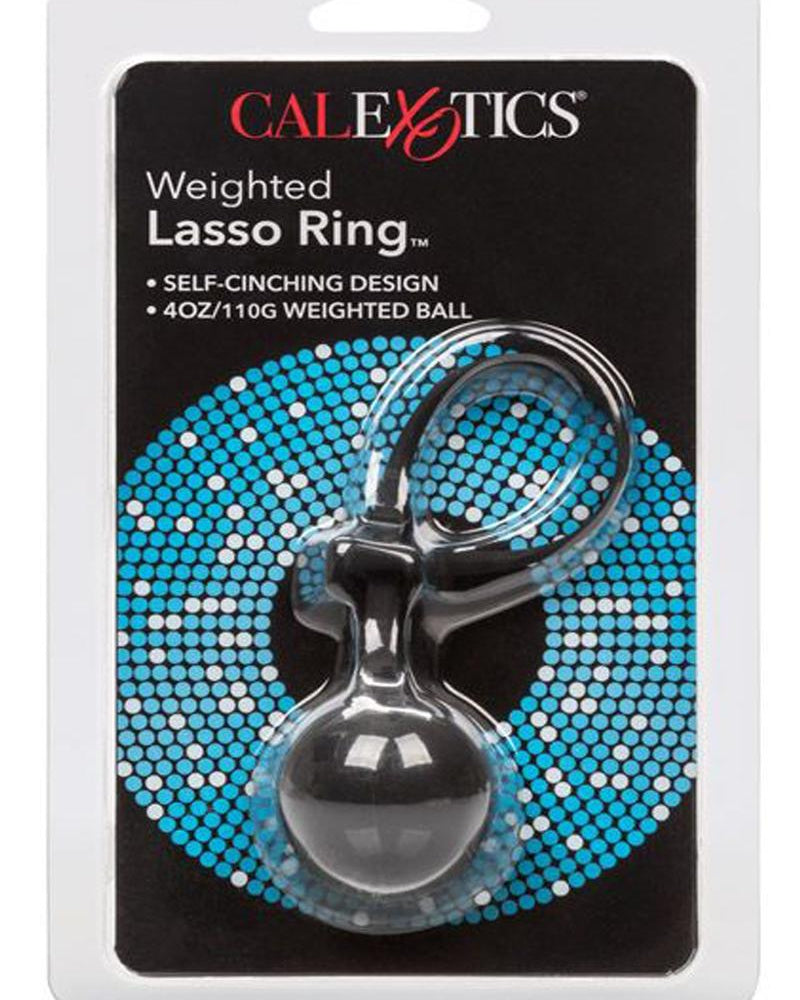 Anillo de lazo con peso negro